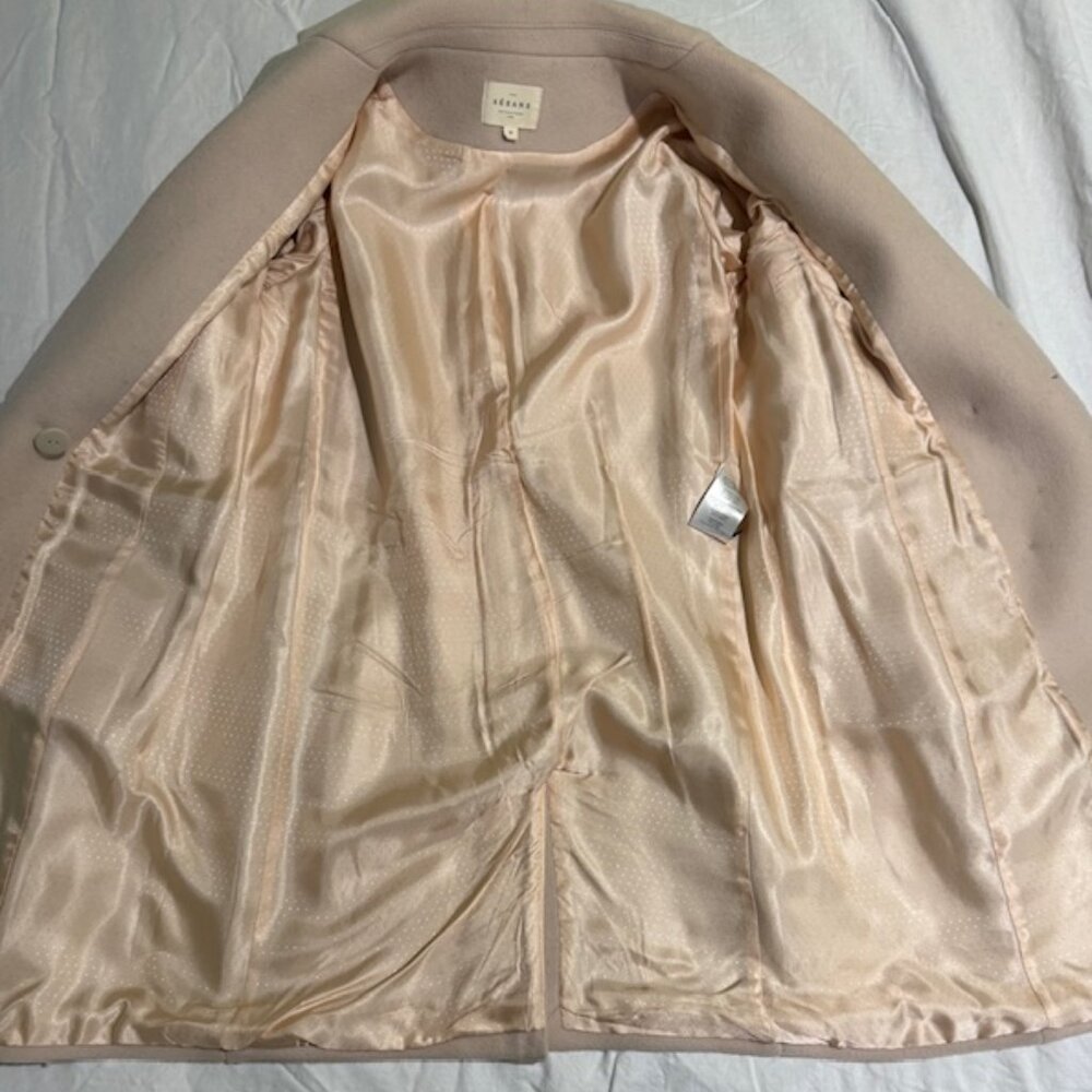 Sezane Johnson Coat Sable (Sand) 38 - Picture 4 of 8